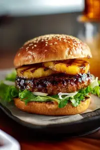 Hamburguesa Hawaiana